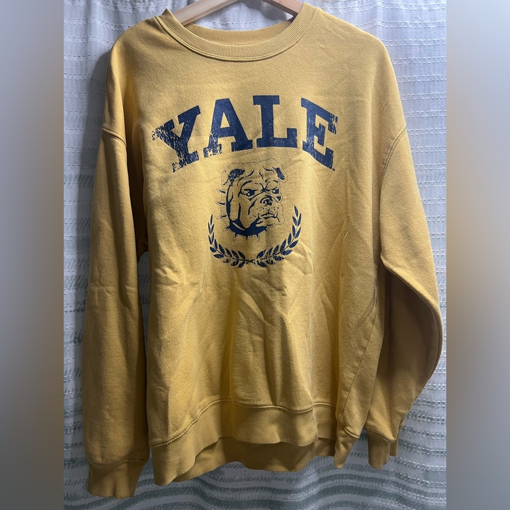 Men's Yellow Crewneck Sweater